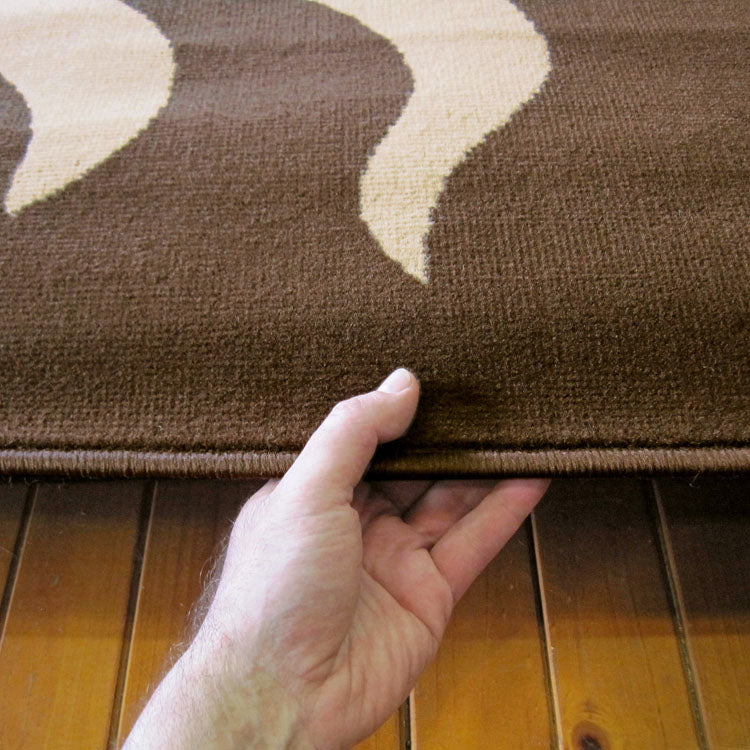 Medori Ardor Brown Runner Rug