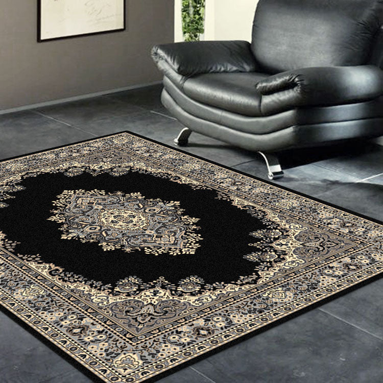 Traditional Classic Black Rug — SydneyRugsOnline