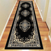 Medori Zeal Black Runner Rug