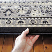 Medori Zeal Black Runner Rug