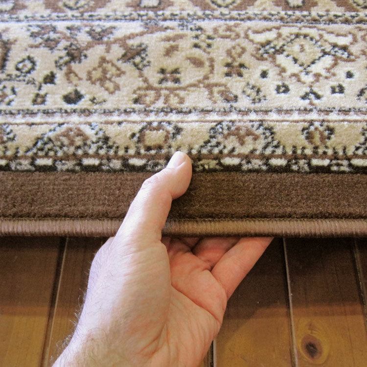 Medori Zeal Brown Runner Rug