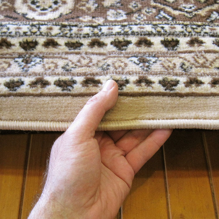 Medori Mettle Beige Runner Rug