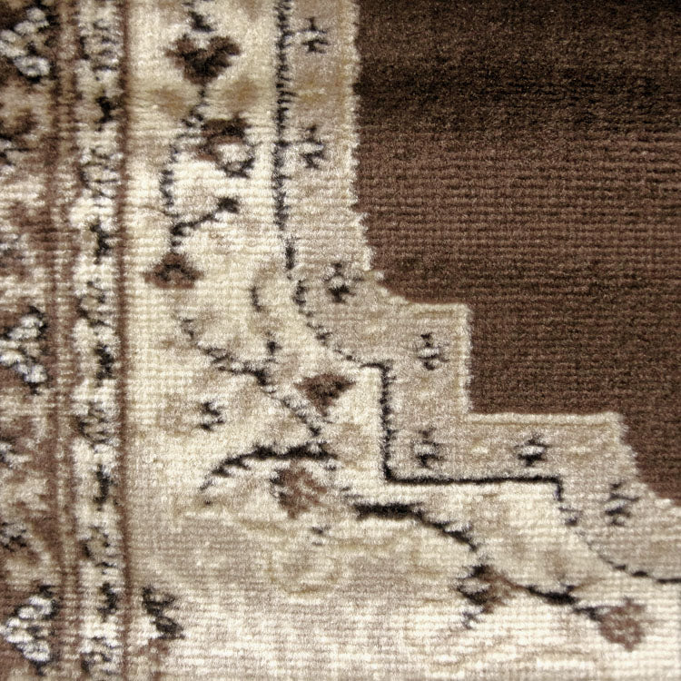 Medori Mettle Brown Runner Rug