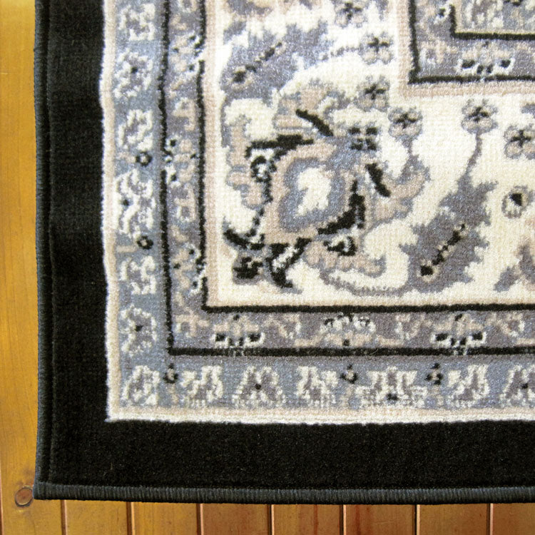 Medori Fervor Black Runner Rug