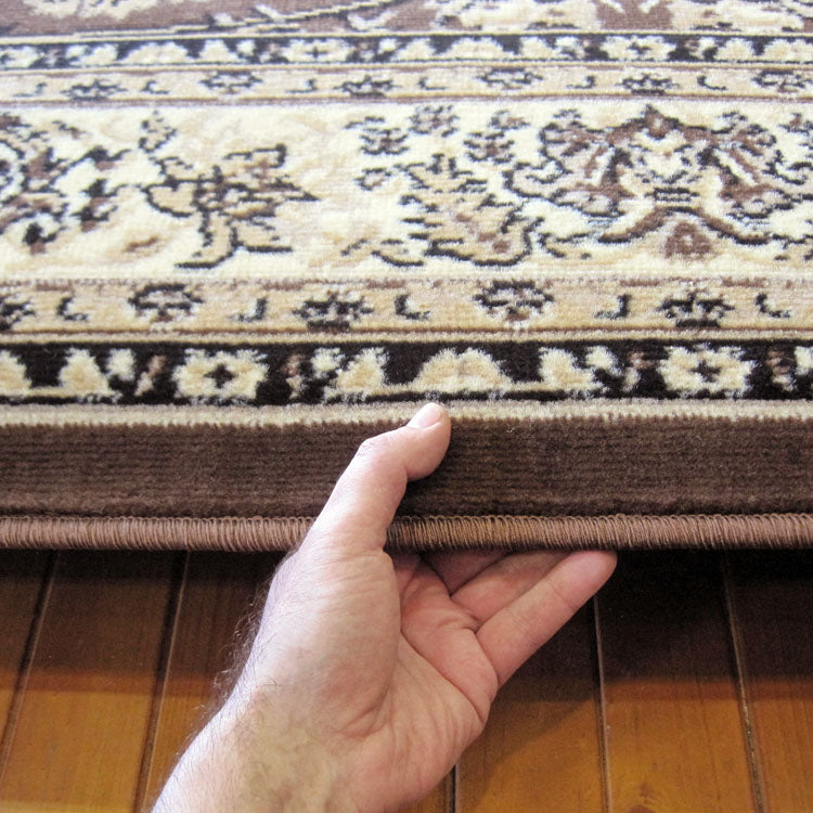 Medori Fervor Brown Runner Rug