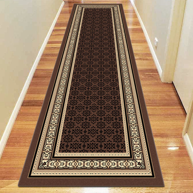Traditional Classic Brown Runner Rug — SydneyRugsOnline
