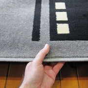 Medori Delight Black Runner Rug