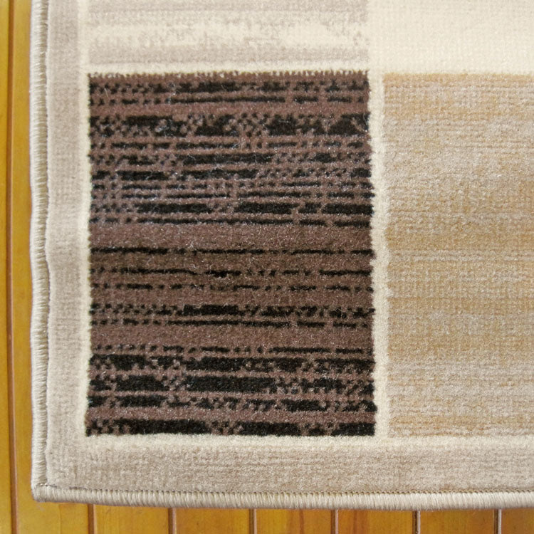 Medori Slot Beige Runner Rug