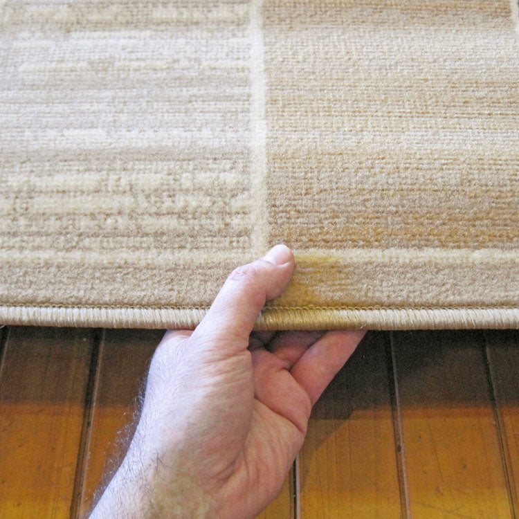 Medori Slot Beige Runner Rug
