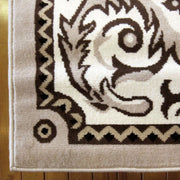 Medori Coral Beige Runner Rug