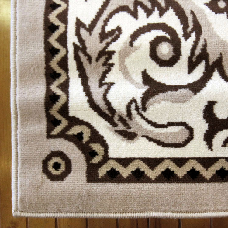 Medori Coral Beige Runner Rug