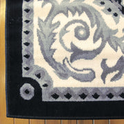Medori Coral Black Rug