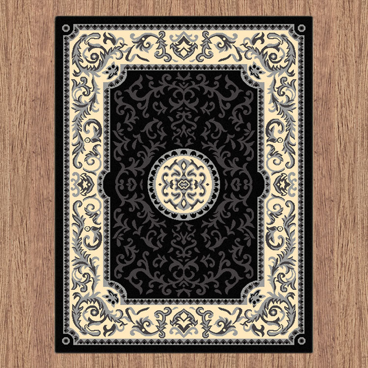 Medori Coral Black Rug