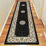 Medori Coral Black Rug