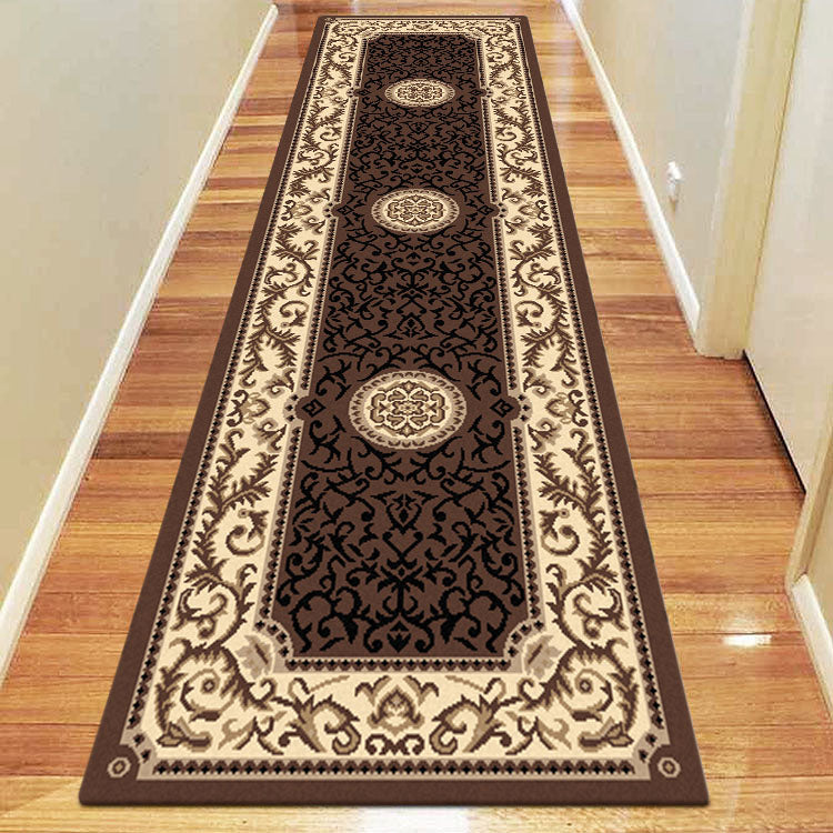 Medori Coral Brown Runner Rug