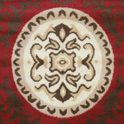 Medori Coral Red Runner Rug