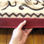 Medori Coral Red Runner Rug