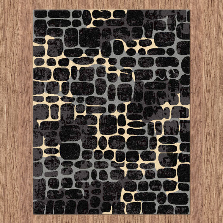 Medori Garnet Black Rug