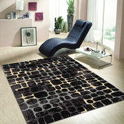 Medori Garnet Black Rug