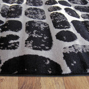 Medori Garnet Black Rug