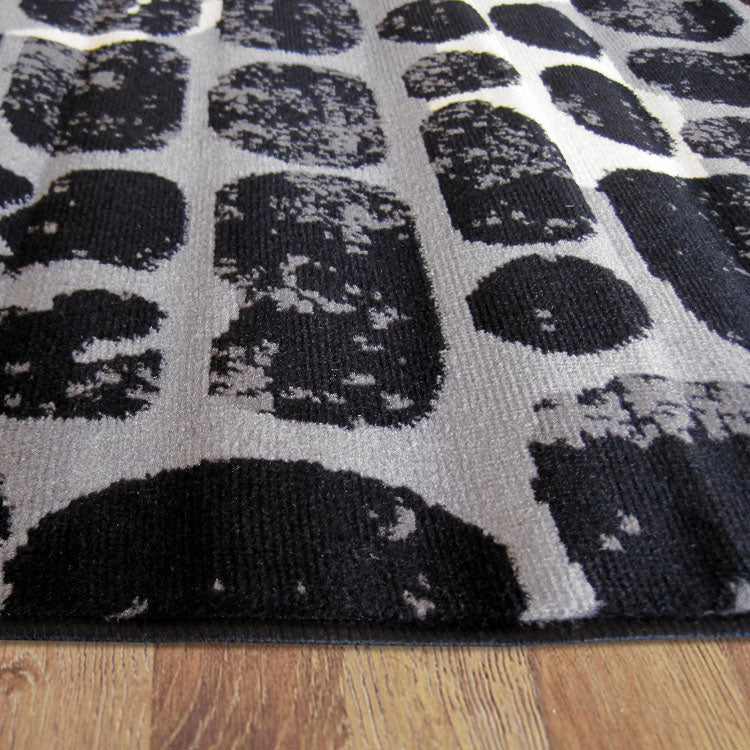 Medori Garnet Black Rug