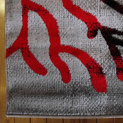 Medori Cherry Grey Runner Rug