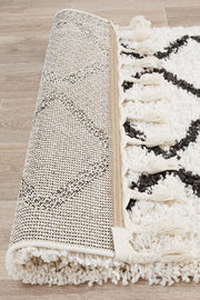 Xanthous White Runner Rug