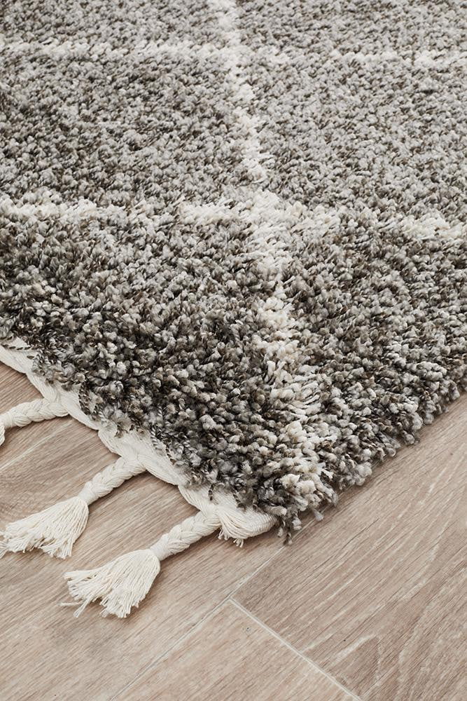 Buff Grey Runner Rug
