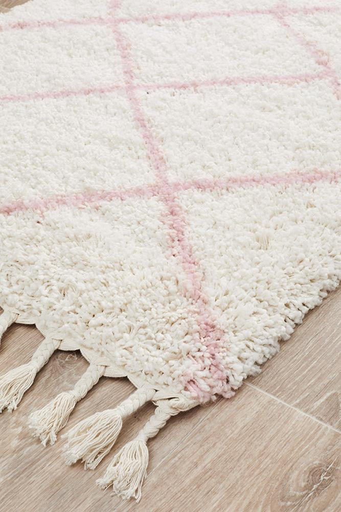 Buff Pink Runner Rug