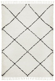 Buff White Rug