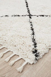 Buff White Rug