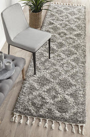 Bisque Grey Runner Rug