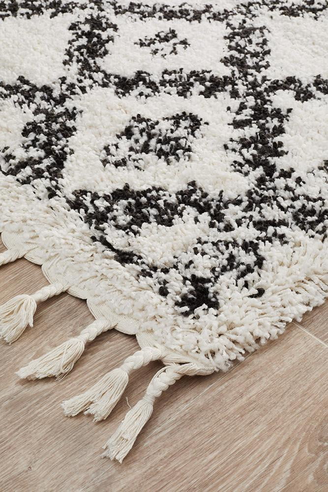 Bisque White Runner Rug