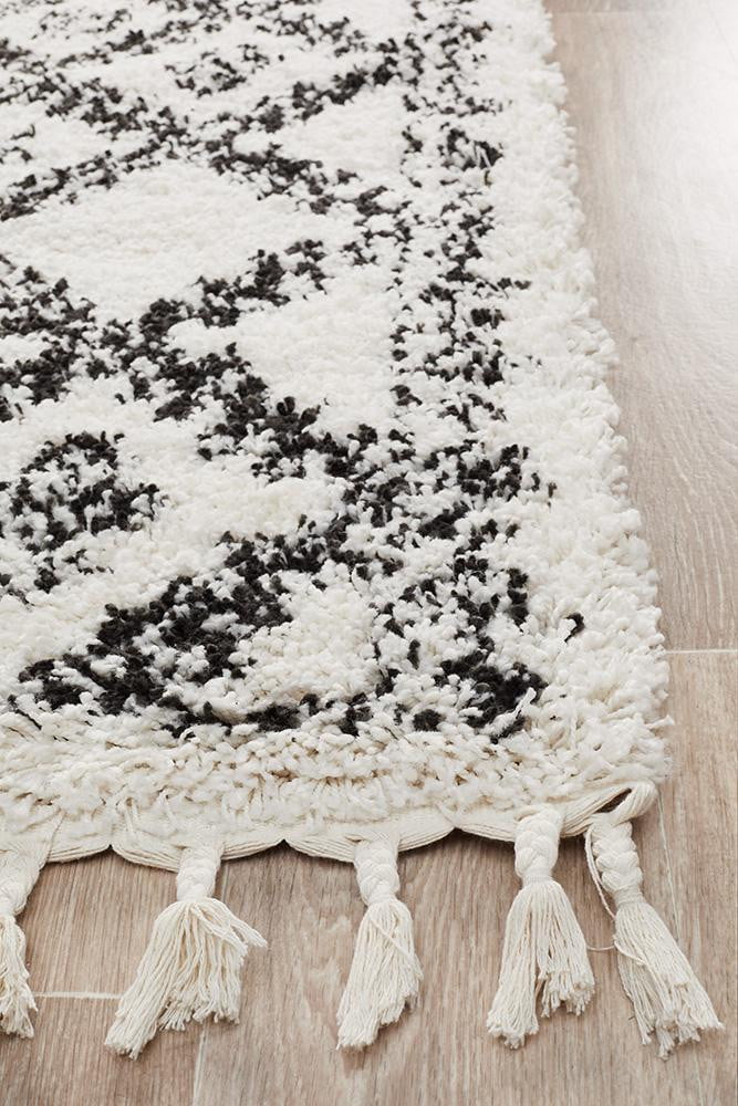 Bisque White Runner Rug