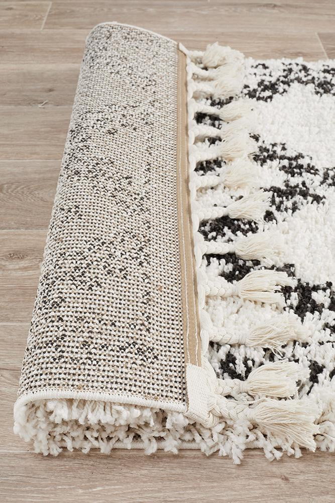 Bisque White Runner Rug