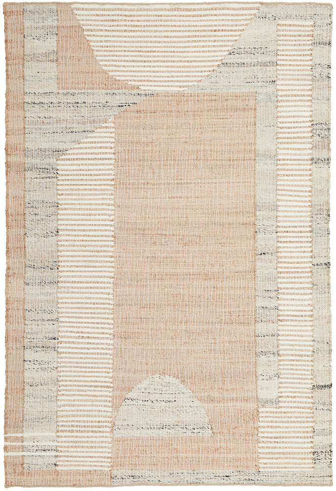 Region Flat Natural Rug