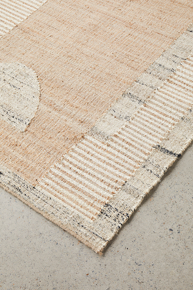 Region Flat Natural Rug
