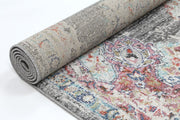 Chamber Hollow Medalion Transitional Grey Rug