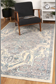 Sassily Trice Grey Blue Rug