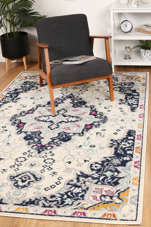 Sassily Zodiac Cream Navy Rug