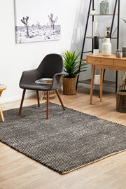 Skandinavian Wool Black Rug