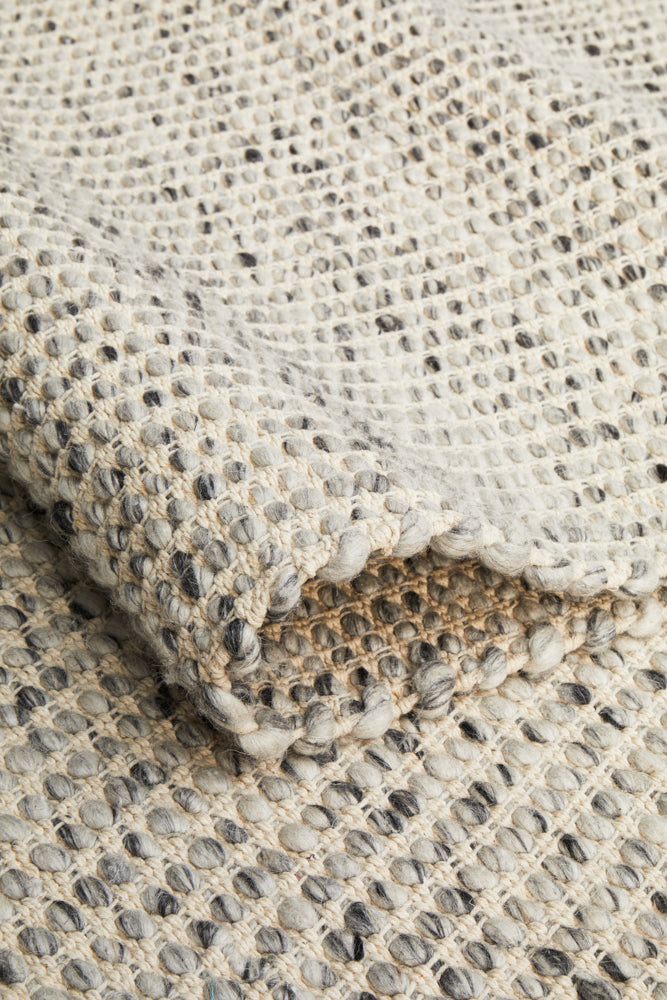 Skandinavian wool Grey Rug