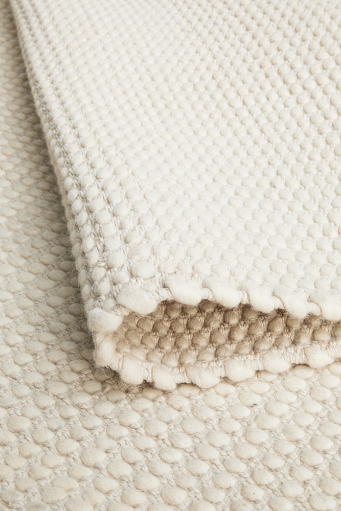 Skandinavian Wool White Rug
