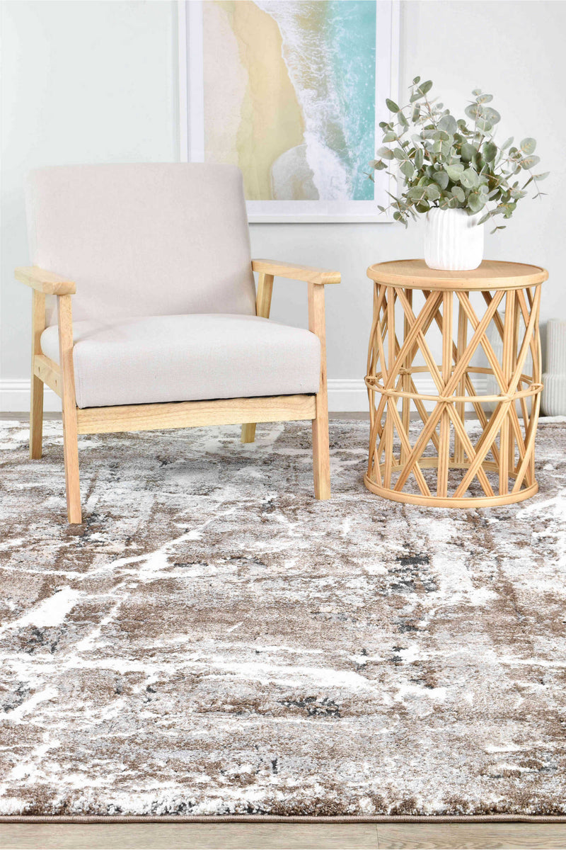 Sophia Brown Land Rug