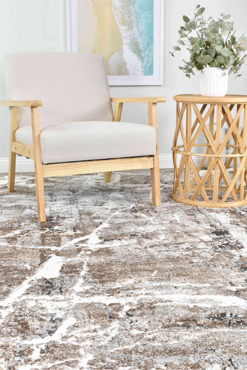 Sophia Brown Land Rug