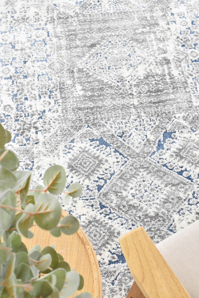 Sophia Grey Blue Pail Rug
