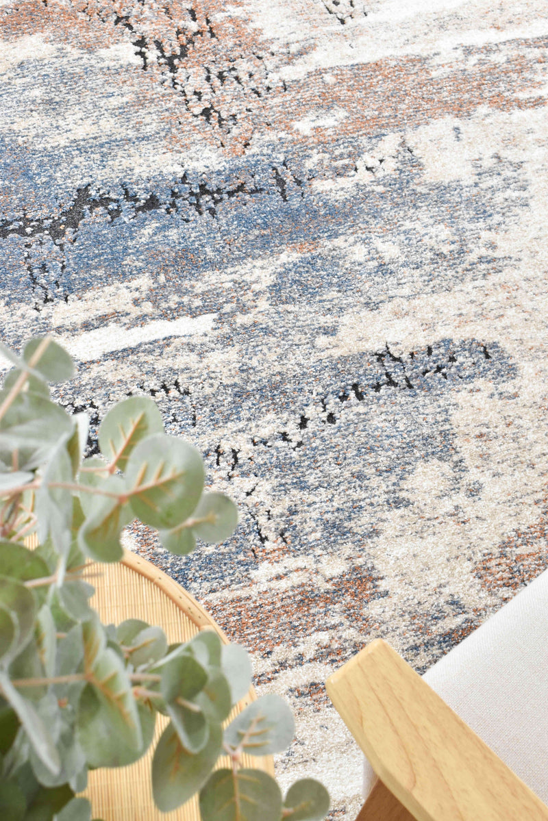 Sophia Italian Clay Blue Rug