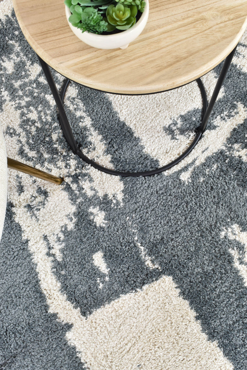 Sprit Shag Grey Cream Rug
