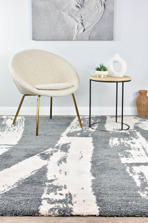Sprit Shag Grey Cream Rug