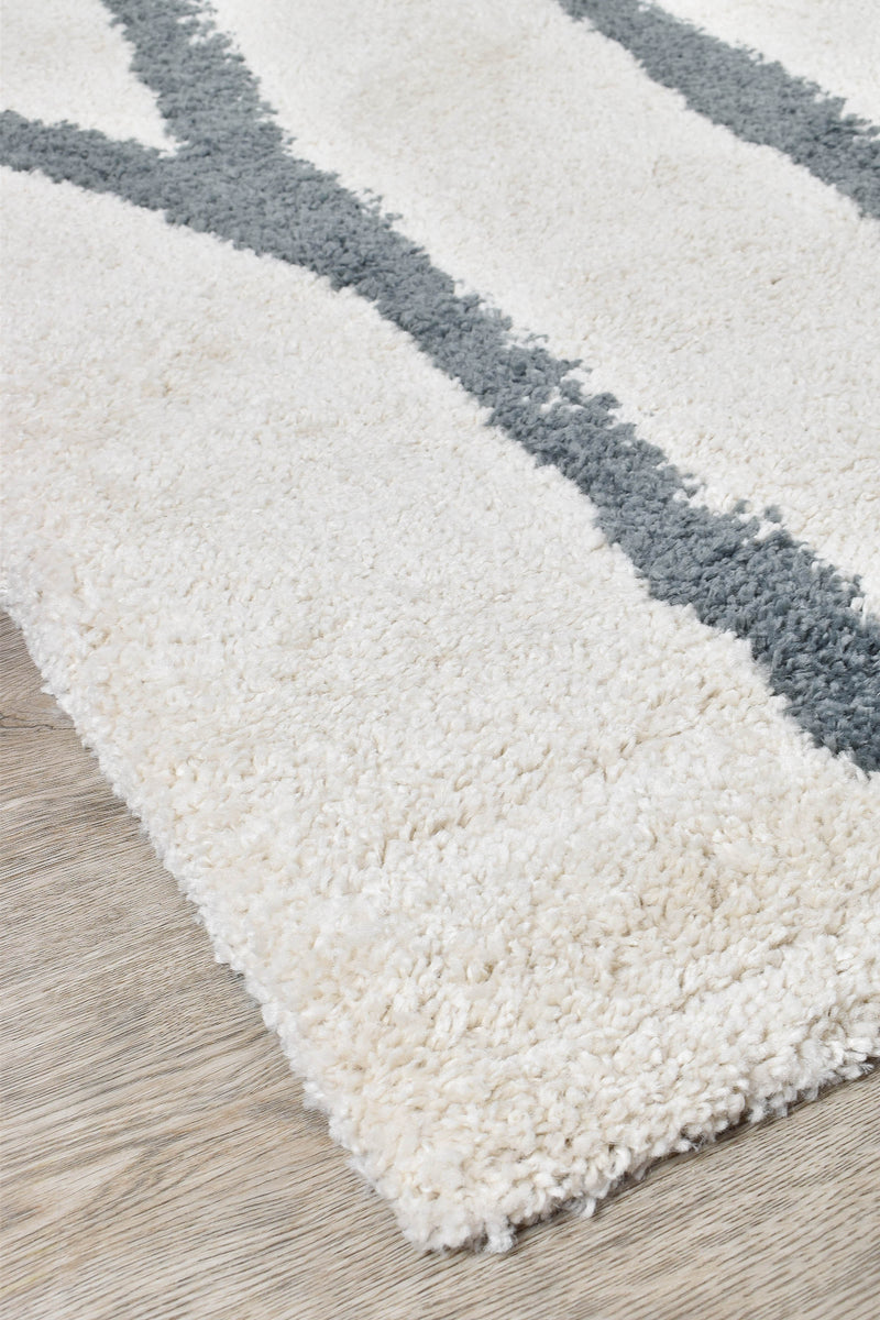 Sprit Shag Cream Grey Rug